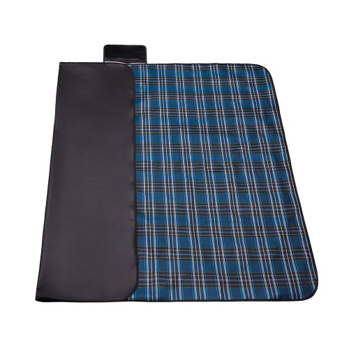 Непромокаемый плед для пикника Fabrizio, синий/черный