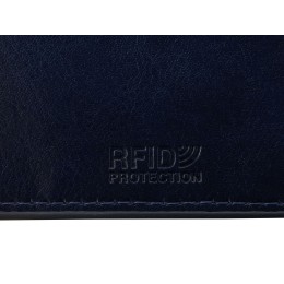 Картхолдер для 6 пластиковых карт с RFID-защитой "Fabrizio", синий