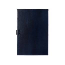 Бизнес-блокнот А5 с клапаном «Fabrizio», 80 листов, темно-синий