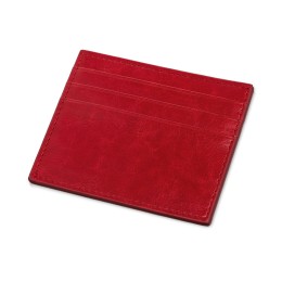 Картхолдер для 6 пластиковых карт с RFID-защитой "Fabrizio", красный