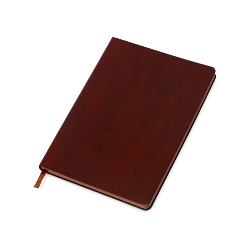 Блокнот А5 «Fabrizio», 80 листов, цветной срез, коричневый