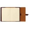 Бизнес-блокнот А5 с клапаном «Fabrizio», 80 листов, коричневый