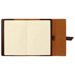 Бизнес-блокнот А5 с клапаном «Fabrizio», 80 листов, коричневый