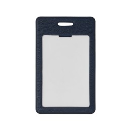 Вертикальный карман из экокожи для карты "Favor", темно-синий