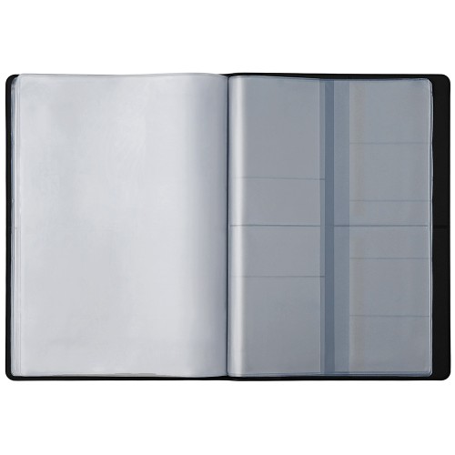 Органайзер Favor 2.0 для семейных документов на 4 комплекта документов, формат А4, черный