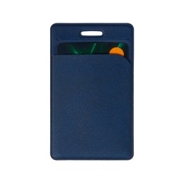 Карман вертикальный с дополнительным отделением"Favor", синий