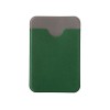 Чехол-картхолдер Favor на клеевой основе на телефон для пластиковых карт и и карт доступа, темно-зеленый
