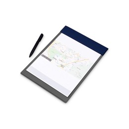 Планшет на магнитах без крышки из экокожи "Favor", темно-синий