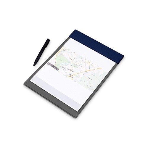 Планшет на магнитах без крышки из экокожи "Favor", темно-синий