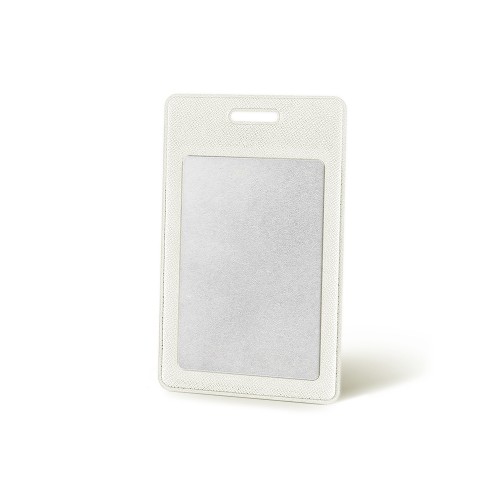 Вертикальный карман из экокожи для карты "Favor", белый