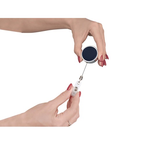 Ретрактор металлический "Favor", темно-синий