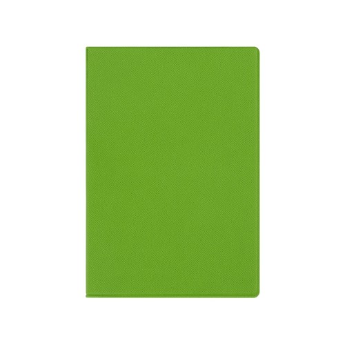 Классическая обложка для паспорта "Favor", зеленое яблоко/серая
