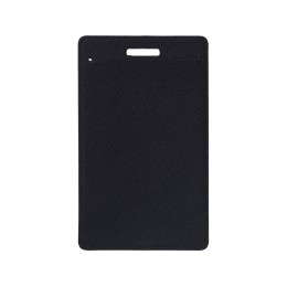 Бейдж с рулеткой-карабин "Favor", черный