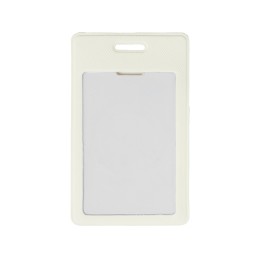 Вертикальный карман из экокожи для карты "Favor", белый