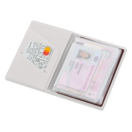 Классическая обложка для автодокументов "Favor", белая