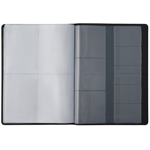 Органайзер Favor 2.0 для семейных документов на 4 комплекта документов, формат А4, черный