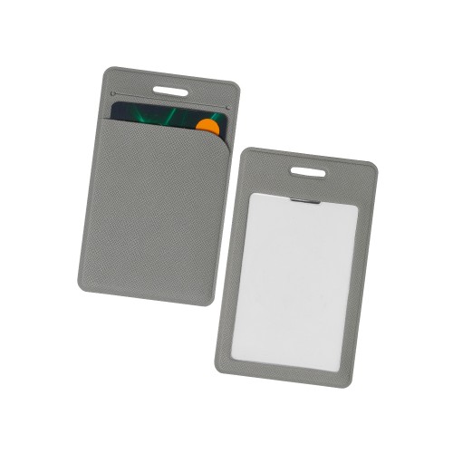 Карман вертикальный с дополнительным отделением "Favor", светло-серый