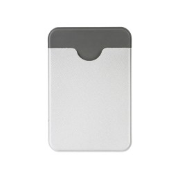 Чехол-картхолдер Favor на клеевой основе на телефон для пластиковых карт и и карт доступа, белый