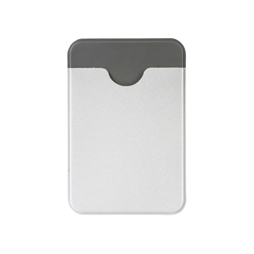 Чехол-картхолдер Favor на клеевой основе на телефон для пластиковых карт и и карт доступа, белый