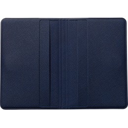 Футляр-книжка на 4-е карты с RFID "Favor", темно-синий