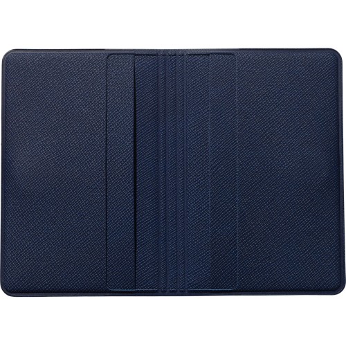 Футляр-книжка на 4-е карты с RFID "Favor", темно-синий