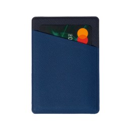 Картхолдер на 3 карты типа бейджа "Favor", ярко-синий/темно-синий
