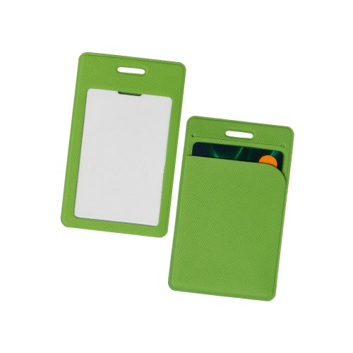 Карман вертикальный с дополнительным отделением "Favor", зеленое яблоко