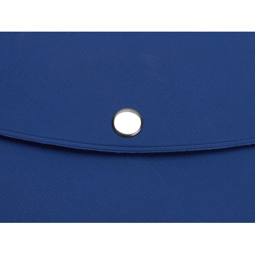 Органайзер для документов на кнопке с отделением для купюр и ручки, упаковка в индивидуальный пакет, синий/темно-синий