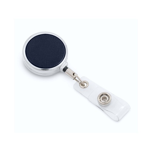 Ретрактор металлический "Favor", темно-синий