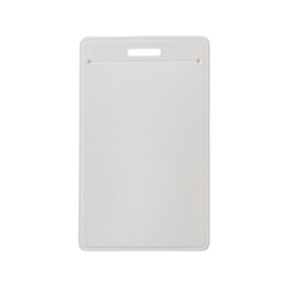 Бейдж с рулеткой-карабин "Favor", белый