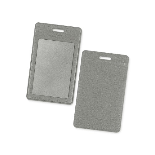 Вертикальный карман из экокожи для карты "Favor", светло-серый