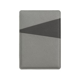 Картхолдер на 3 карты типа бейджа "Favor", светло-серый/темно-серый