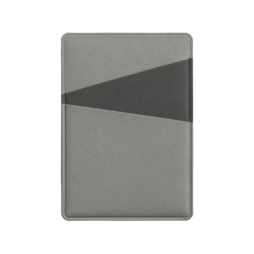 Картхолдер на 3 карты типа бейджа "Favor", светло-серый/темно-серый