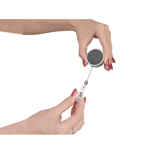 Ретрактор металлический "Favor", светло-серый