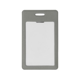 Вертикальный карман из экокожи для карты "Favor", светло-серый