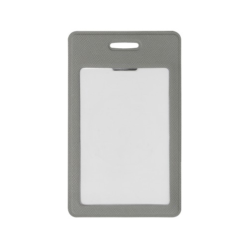 Вертикальный карман из экокожи для карты "Favor", светло-серый