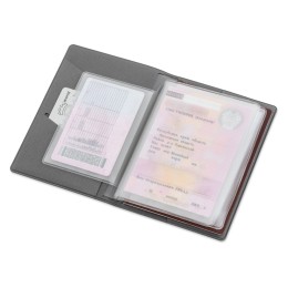 Классическая обложка для автодокументов "Favor", светло-серая