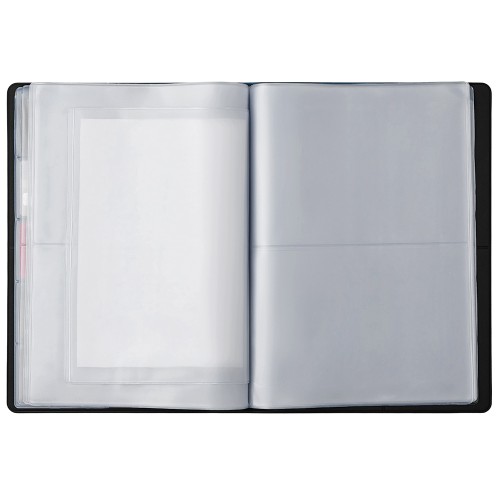 Органайзер Favor 2.0 для семейных документов на 4 комплекта документов, формат А4, черный