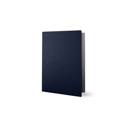 Папка классическая из экокожи "Favor", темно-синий