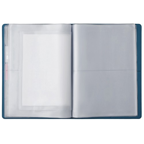 Органайзер Favor 2.0 для семейных документов на 4 комплекта документов, формат А4, синий