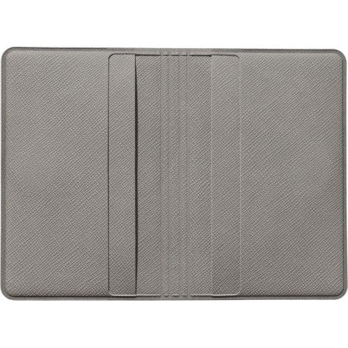 Футляр-книжка на 4-е карты с RFID "Favor", серый