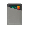 Картхолдер на 3 карты типа бейджа "Favor", светло-серый/темно-серый