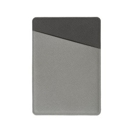 Картхолдер на 3 карты типа бейджа "Favor", светло-серый/темно-серый