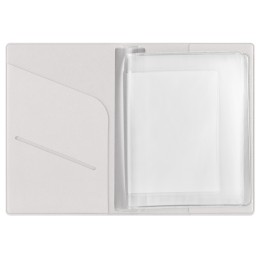 Классическая обложка для автодокументов "Favor", белая