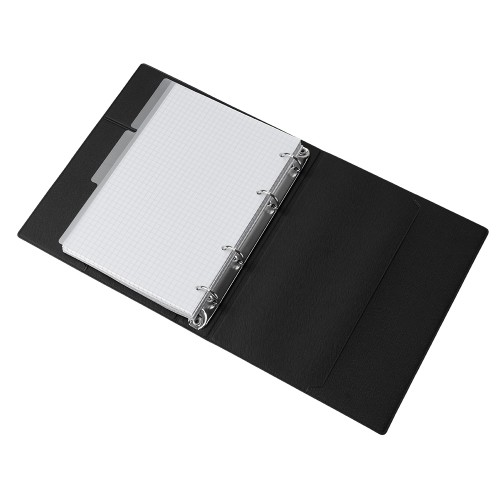 Блокнот на кольцах "Favor", черный