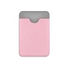 Чехол-картхолдер Favor на клеевой основе на телефон для пластиковых карт и и карт доступа, розовый