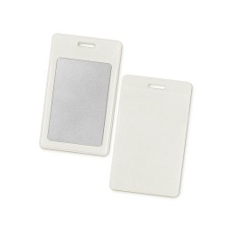 Вертикальный карман из экокожи для карты "Favor", белый