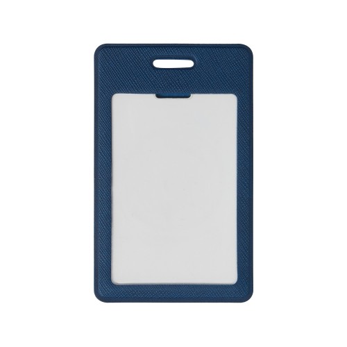 Вертикальный карман из экокожи для карты "Favor", синий