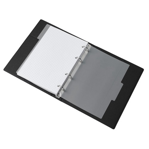 Блокнот на кольцах "Favor", черный