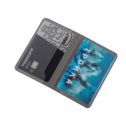 Картхолдер для 2-х пластиковых карт "Favor", фуксия